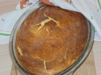 Творожная запеканка с кукурузной мукой