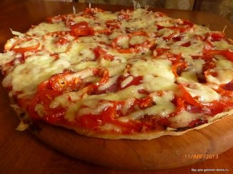Тонкое тесто для пиццы (с уксусом)