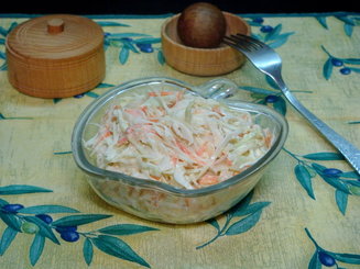 Салат из капусты в южном стиле