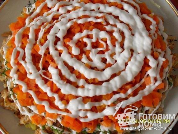 Салат из курицы &quot;Деревенский&quot; фото к рецепту 7