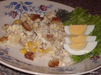 Салат из курицы "Наслаждение вкусом"