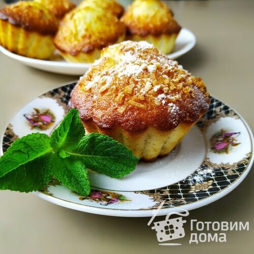 Нежные кокосовые кексы