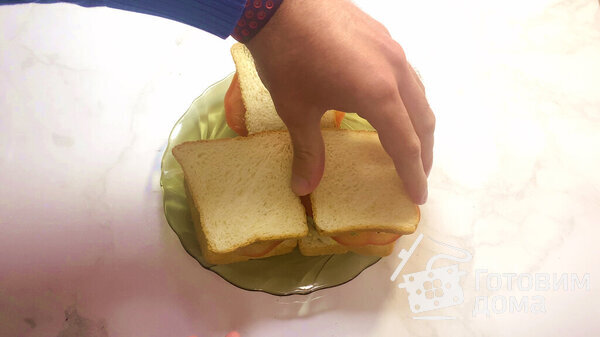 Бутерброды с салатом коул слоу и сыровяленой колбасой фото к рецепту 12