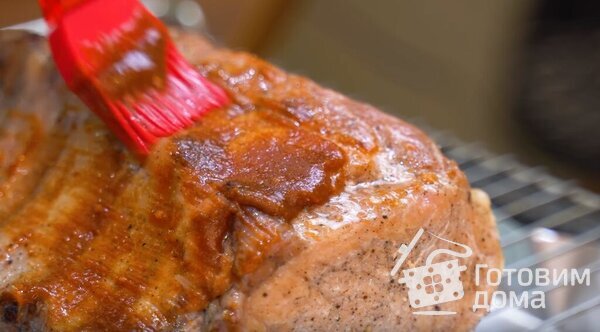 Шикарное мясо, запеченное в духовке фото к рецепту 4