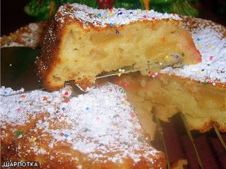 Шарлотка по маминому рецепту