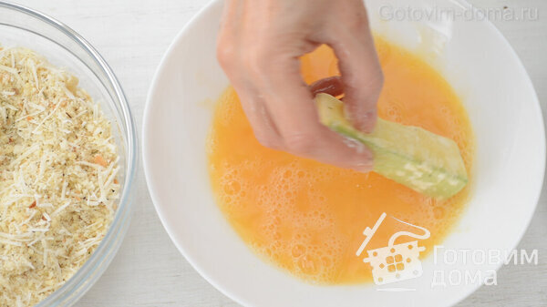 Хрустящие кабачки в сырной панировке фото к рецепту 6