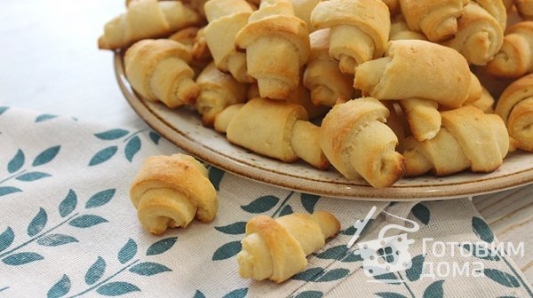 Творожные рогалики фото к рецепту 1