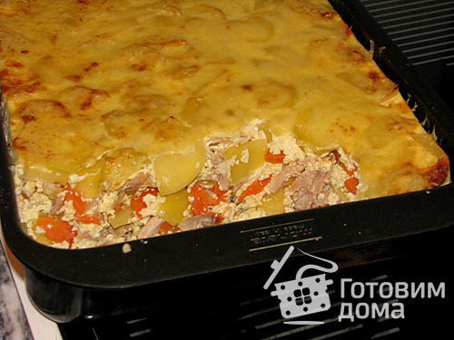 Картофельная запеканка с курицей новые фото Картофельная запеканка с курицей новые фото