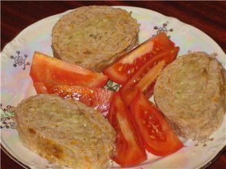 Мясной рулет "Кружево"