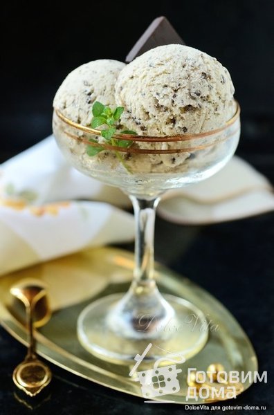 Мятное мороженое с шоколадом фото к рецепту 10