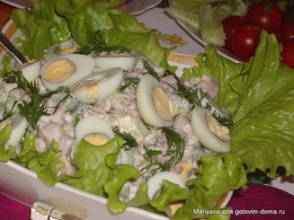 Салат "Чудесный Оливье"