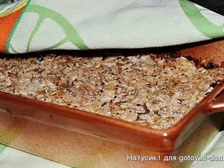 Крамбль яблочный диетический