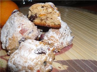 Рождественское  немецкое печенье "Mini-Stollen"