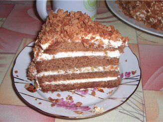 Легкий  медовик (жидкое тесто)