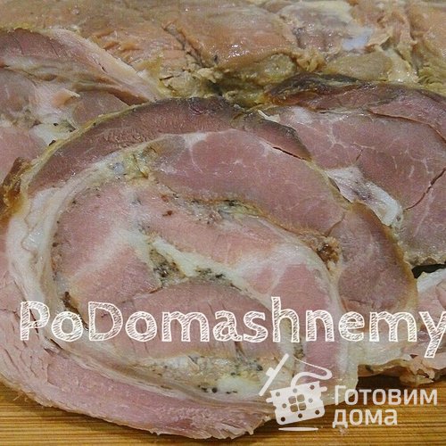 Мясной рулет в духовке