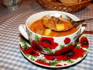Пряно-острый гороховый суп