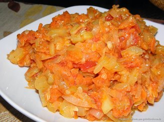 Кабачки тушёные