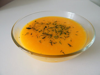 Vellutata di zucca e riso - Суп-пюре из тыквы с рисом