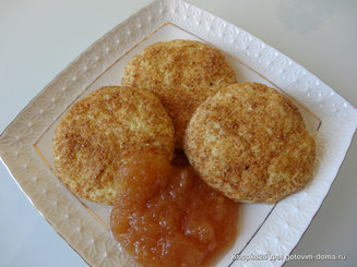 Запечённые сырники с цельнозерновой мукой