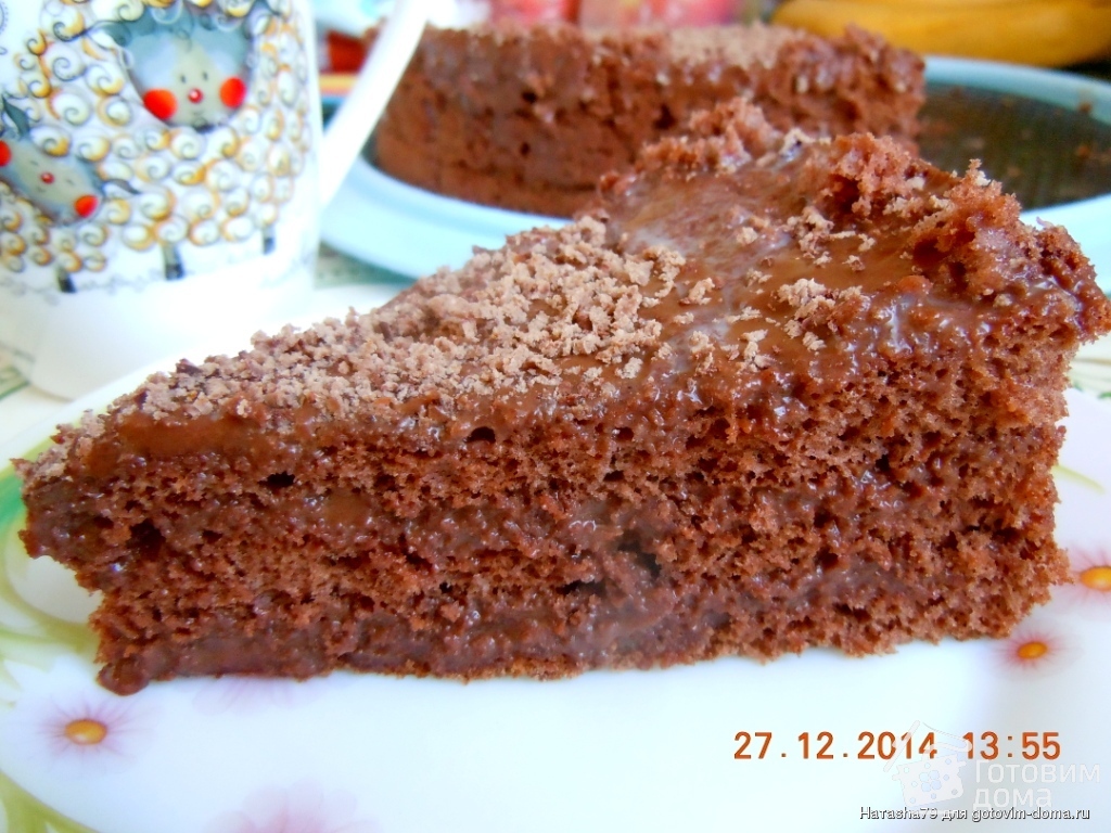 Торт пропитанный сгущенкой