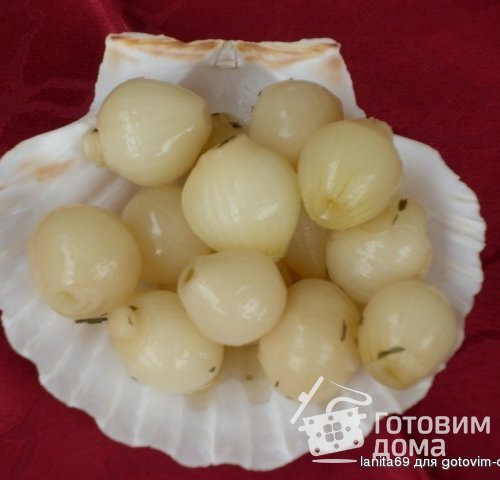 Жемчужный маринованный лук