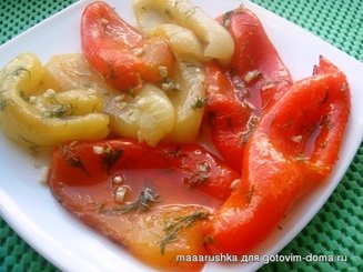 Закуска из болгарского перца