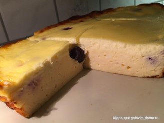 Двухэтажная творожная запеканка
