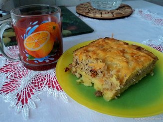 Картофельно-мясная запеканка Пармантье