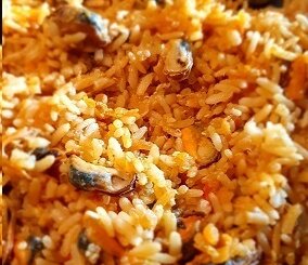 Паэлья с морепродуктами paella de mariscos