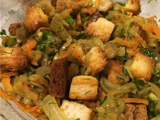 Салат из баклажана и морковки