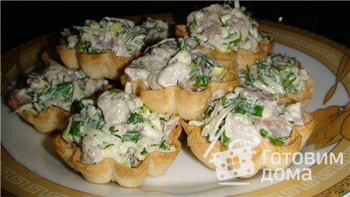 Корзинки с селедкой
