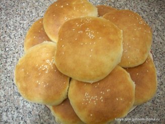 Булочки для гамбургеров усовершенствованные