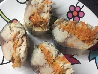 Рулет из скумбрии