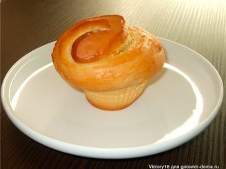 Булочки-бриоши с кремом патисьер