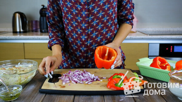 Перец фаршированный курицей фото к рецепту 3