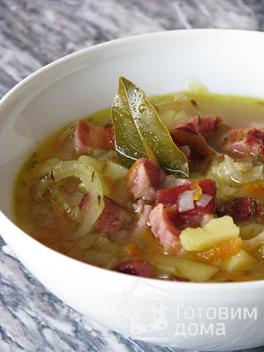 Шотландский луковый суп с копченой свининой фото к рецепту 1