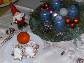Рождественское  немецкое печенье "Mini-Stollen"