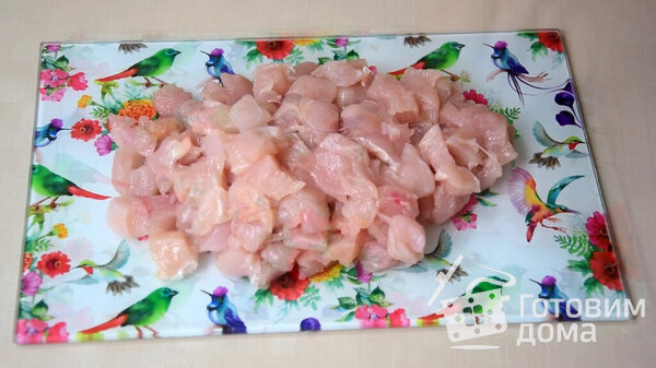 Перцы фаршированные куриным жульеном фото к рецепту 3