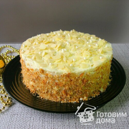 Торт «Пломбир» со вкусом мороженого