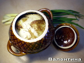 Деруны в горшочках