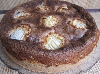 Пирог "Пасторский" с яблоками и миндалем