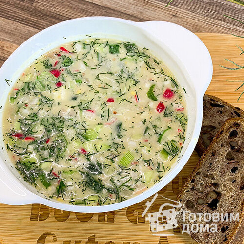 Окрошка классическая на квасе