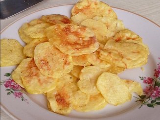 Чипсы из картофеля в микроволновке