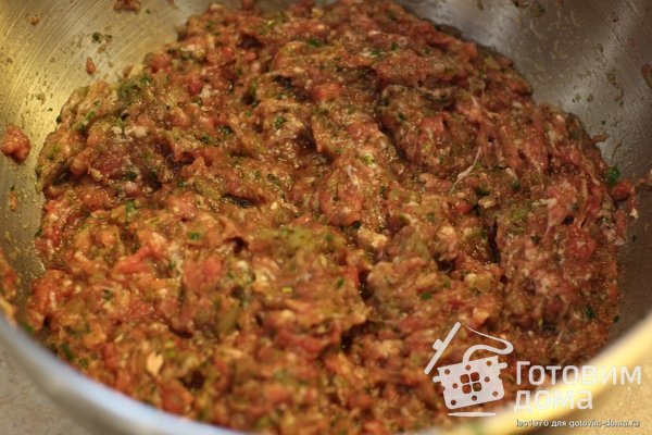 Запеченные котлеты из мяса с картофелем фото к рецепту 2