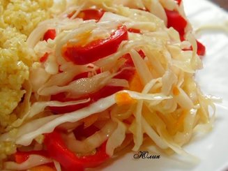Маринованная капуста по быстрому