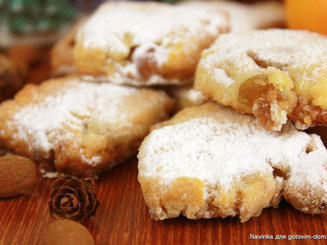 Рождественское  немецкое печенье "Mini-Stollen"