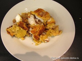 Яблочный пирог с белковой начинкой