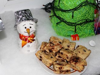Рождественское  немецкое печенье "Mini-Stollen"