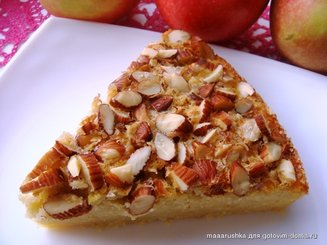Пирог "Желтенький" с яблоками (на желтках)