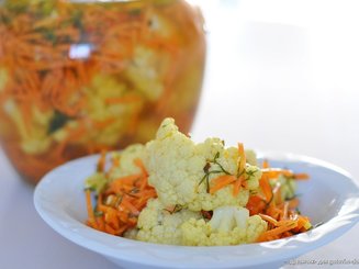 Маринованная цветная капуста по-корейски